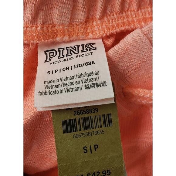 Victoria's Secret Pink‎ Jogger Sweatpants Salmon Sz S/P - Picture 8 of 12